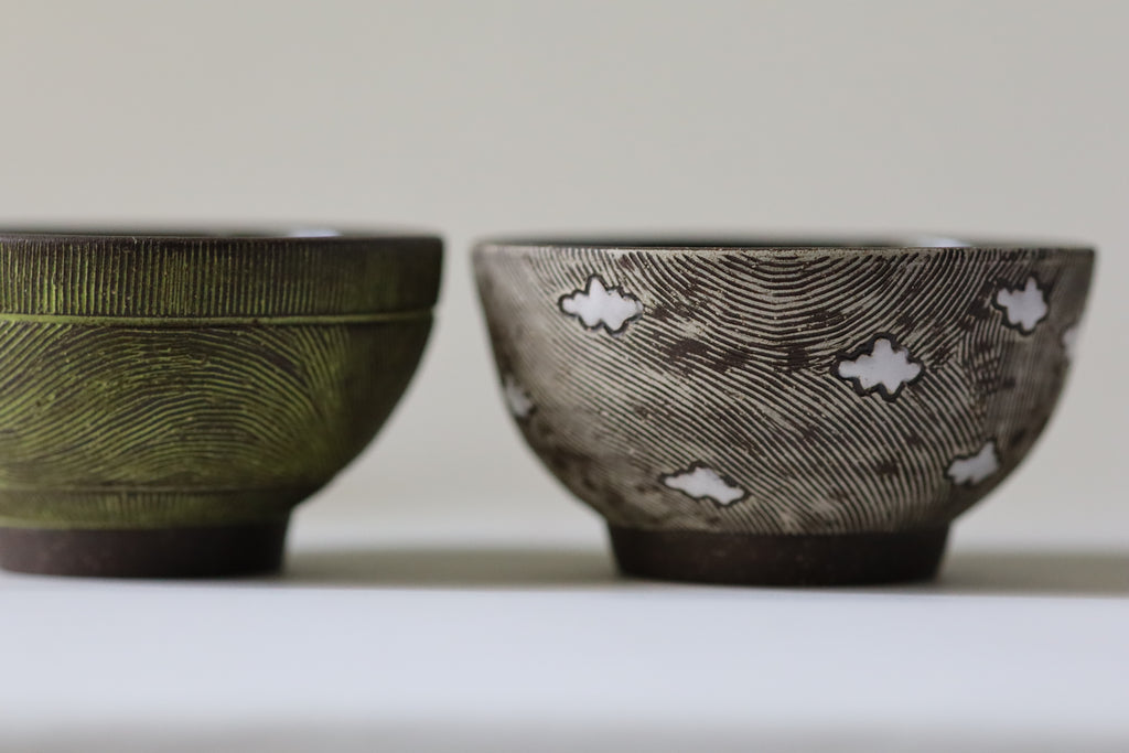 small bowls - clouds