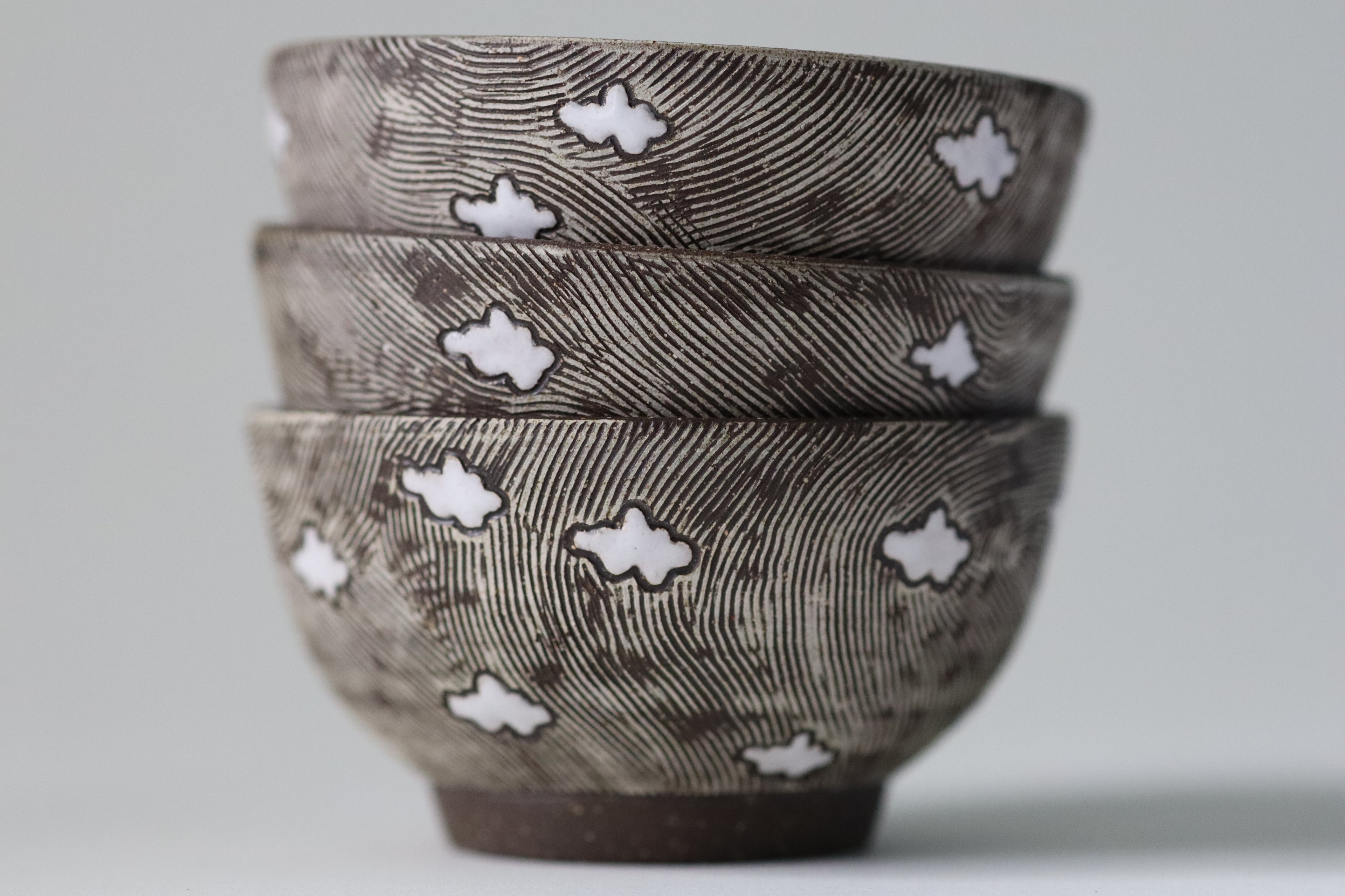 small bowls - clouds