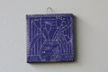 fish bowl flowers tile