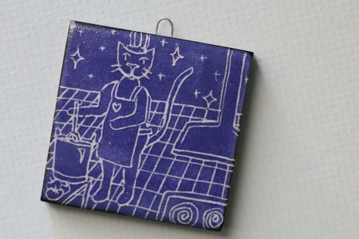 cats with jobs tiles