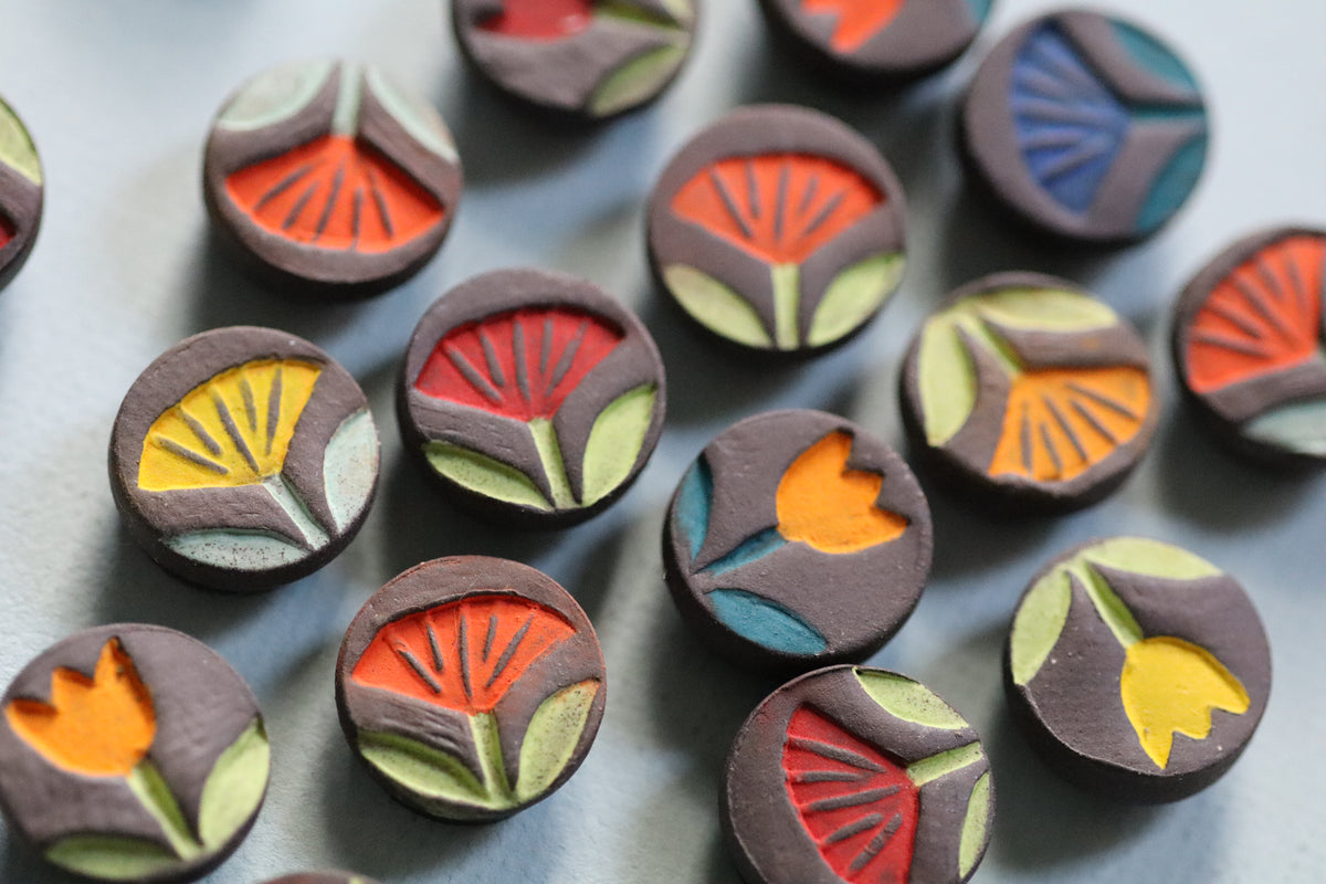 flower magnets - 5 pack !