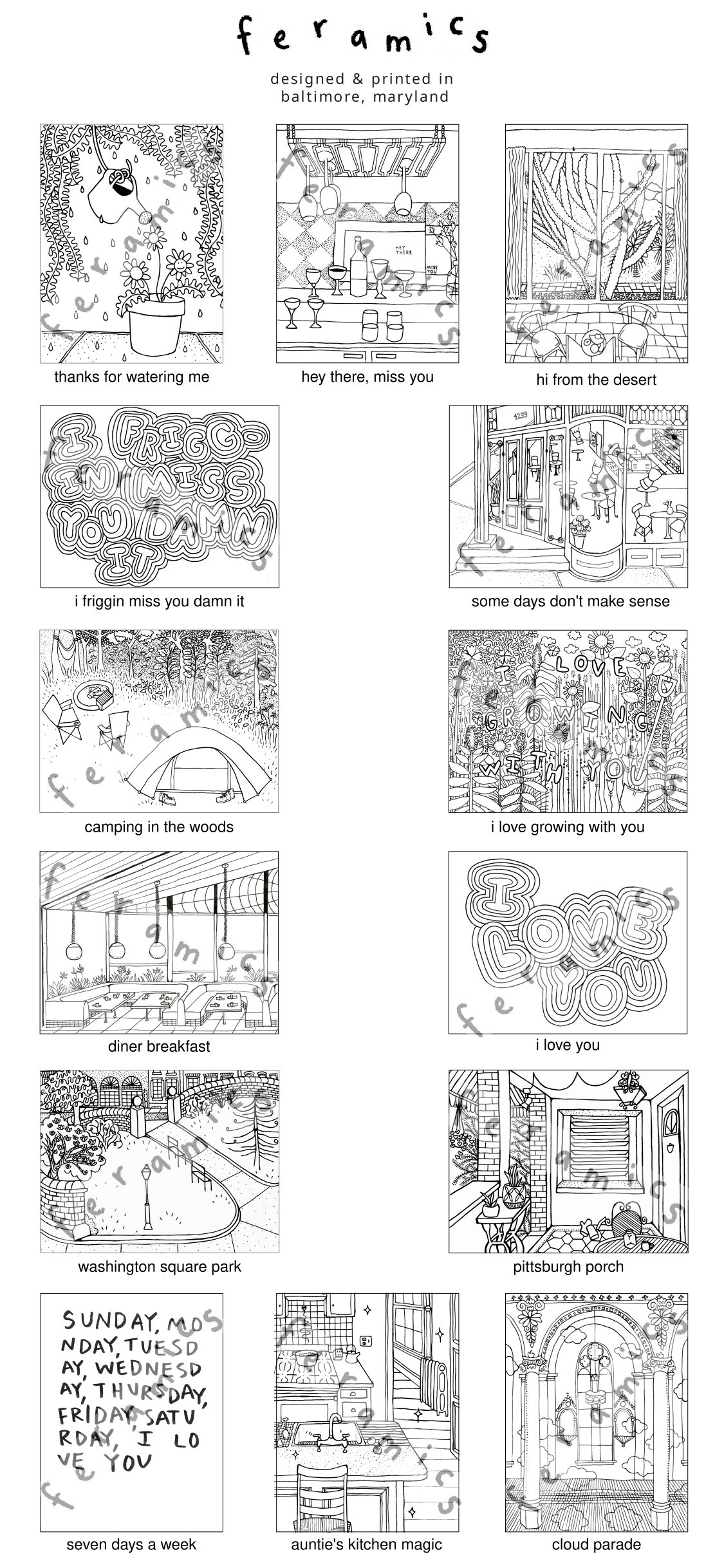 market special: 11 card pack !  mix and match