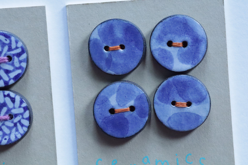 ceramic tile buttons ! 4 pack